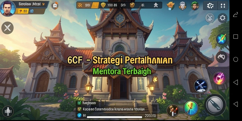 Tampilan gameplay Tower Defense yang menarik dan menantang.