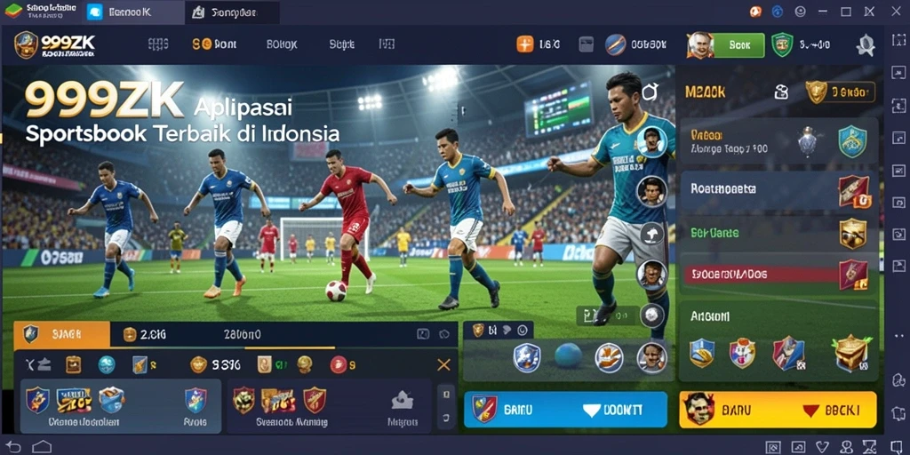 Tampilan antarmuka aplikasi 999ZK yang menarik dan interaktif.