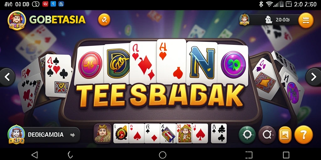 Tampilan seru gameplay Domino di GOBETASIA.