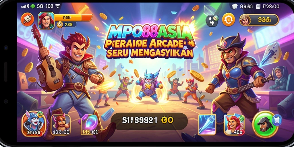 Tampilan gameplay seru dan interaktif di MPO88ASIA.