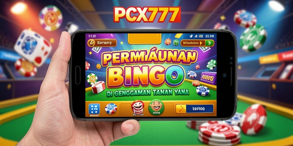 Tampilan gameplay seru dari PCX777 dengan suasana bingo yang menegangkan.