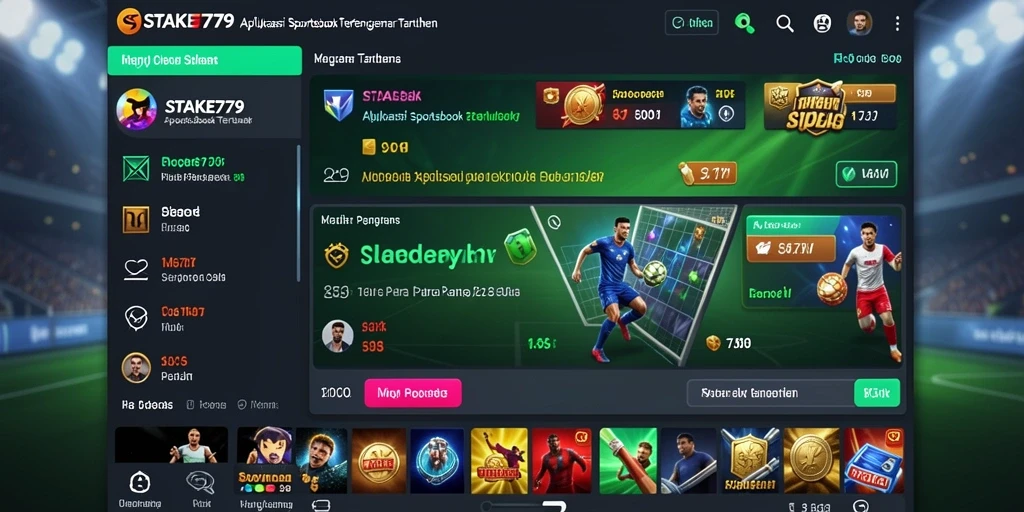 Tampilan screenshot STAKE779 yang menunjukkan fitur taruhan olahraga.